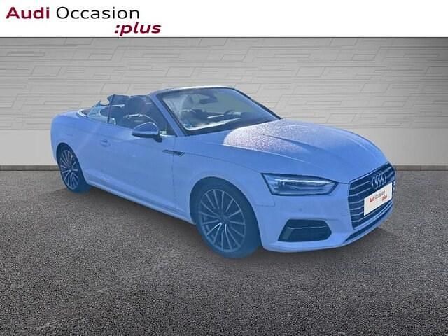 Occasion Audi A5 Cabriolet S-Line 190 ch (139 kW) 2018 Blanc ibis Cabriolet