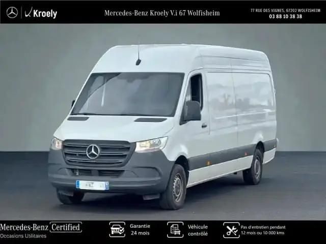 Occasion Mercedes Sprinter 150 ch (110 kW) 2024 Blanc arctique Van