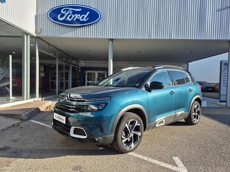 Bleu Occasion 2020 Citroën C5 Aircross Shine SUV | 17 900 € (Prix juste) - Image 1/4