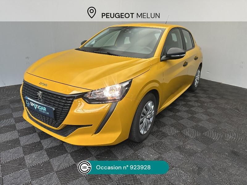 Jaune Utilisé 2021 Peugeot 208 Business-Line Citadine | 10 480 € (Bon prix) - Image 1/4