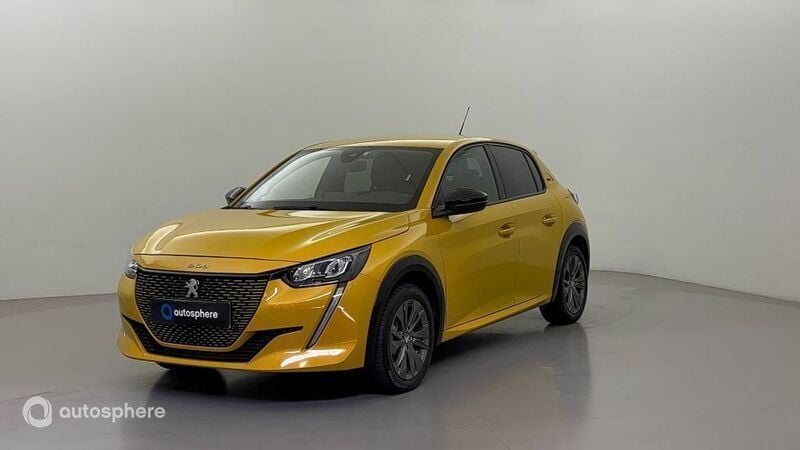 Jaune Utilisé 2022 Peugeot e-208 Style Citadine | 16 499 € (Bon prix) - Image 1/4