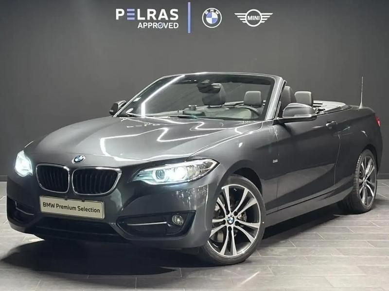 Gris Utilisé 2016 BMW 228 Sport Line Cabriolet | 19 990 € - Image 1/4