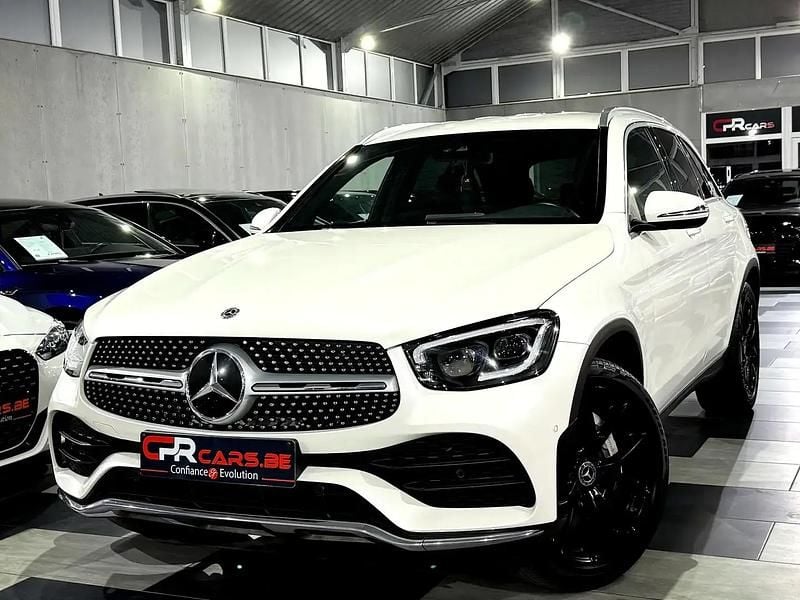 Blanc Utilisé 2020 Mercedes GLC200 AMG line SUV | 34 990 € (Super prix) - Image 1/4