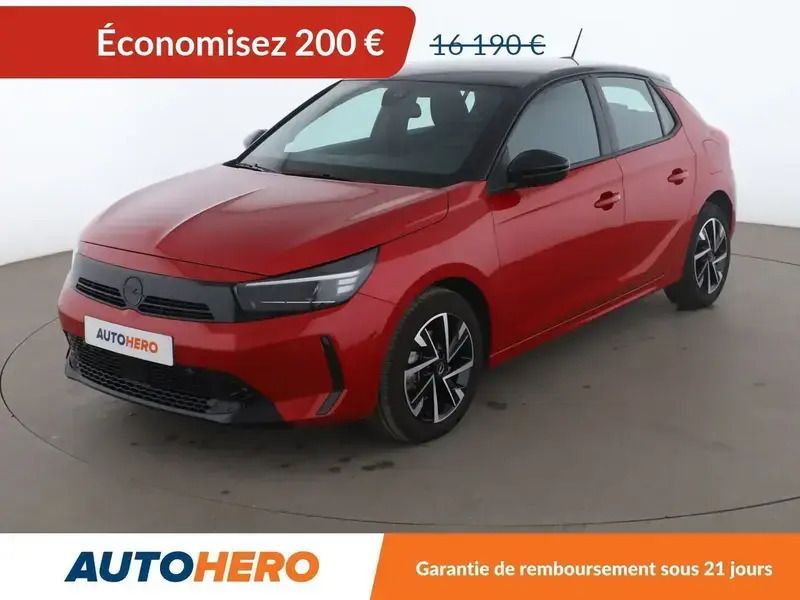 Rouge Utilisé 2024 Opel Corsa Citadine | 15 590 € (Prix juste) - Image 1/2