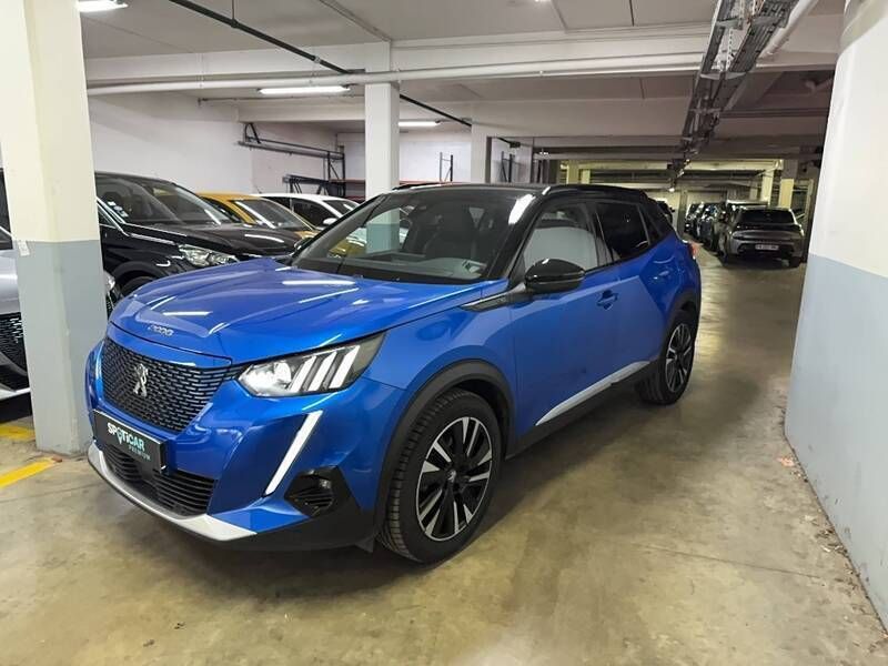 Bleu Utilisé 2020 Peugeot e-2008 SUV | 17 490 € (Prix juste) - Image 1/3