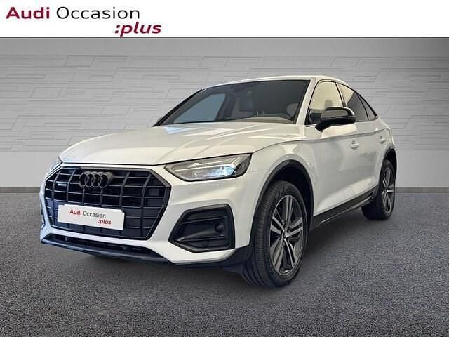 Blanc glacier métallisé Utilisé 2021 Audi Q5 Design SUV | 44 990 € (Prix juste) - Image 1/4