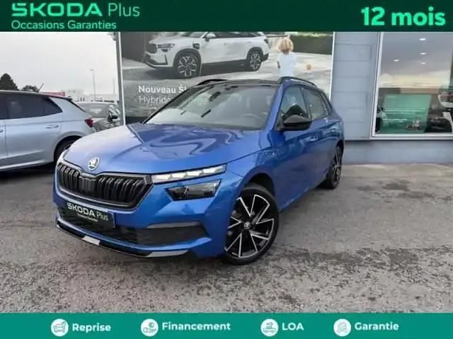 Bleu racing métallisé Occasion 2021 Skoda Kamiq Monte Carlo SUV | 22 780 € (Prix juste) - Image 1/4
