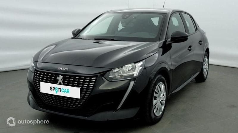 Noir Utilisé 2023 Peugeot 208 Active Citadine | 14 580 € (Prix juste) - Image 1/4
