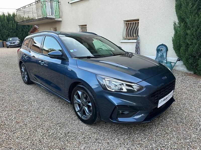 Bleu Utilisé 2020 Ford Focus ST-Line Break | 14 190 € (Prix juste) - Image 1/4