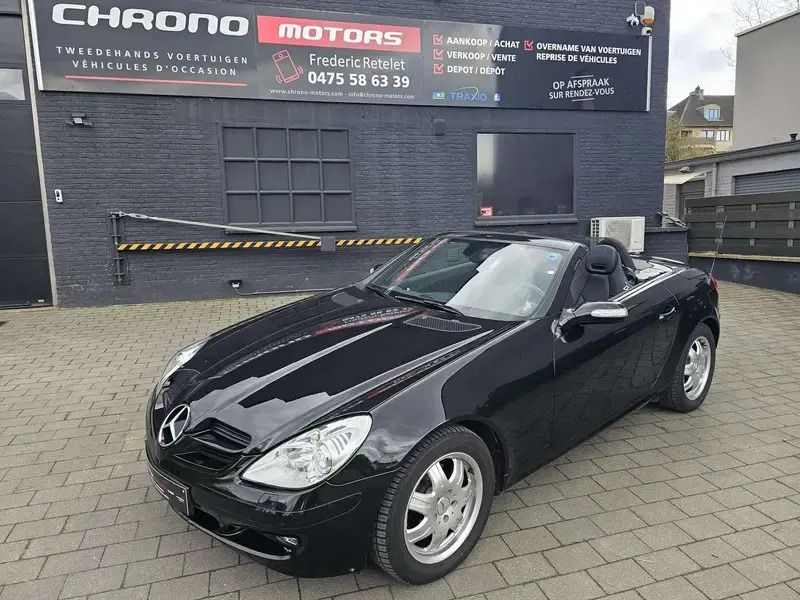 Noir Utilisé 2004 Mercedes SLK200 Cabriolet | 14 499 € - Image 1/4