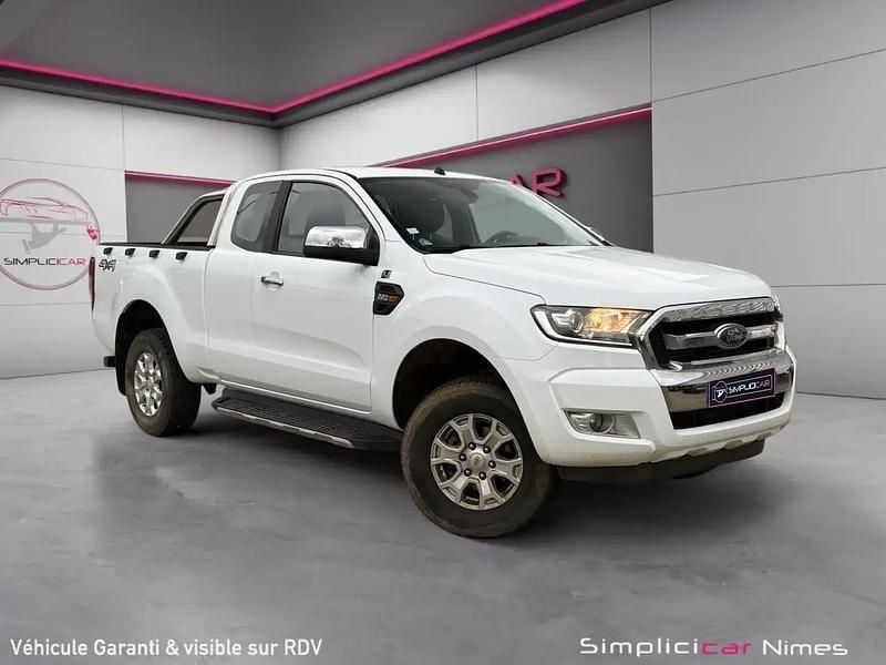 Blanc Occasion 2018 Ford Ranger Sport Pick-up | 23 480 € (Prix juste) - Image 1/4
