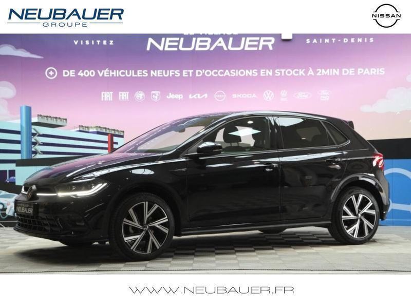 Noir intense nacré Utilisé 2024 VW Polo R-line Berline | 21 470 € (Prix juste) - Image 1/4