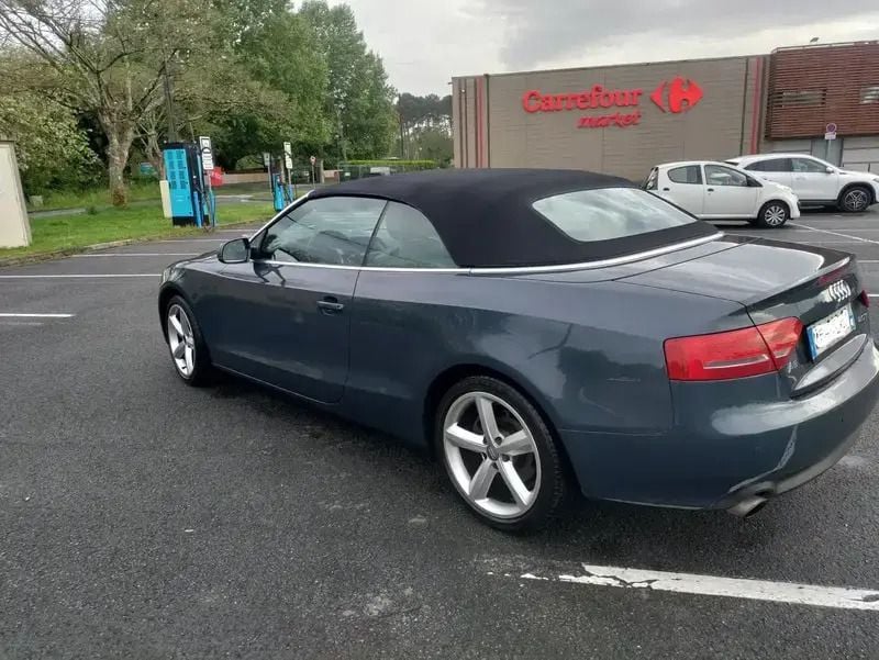 Gris Utilisé 2010 Audi A5 Cabriolet Ambiente Cabriolet | 12 000 € - Image 1/4