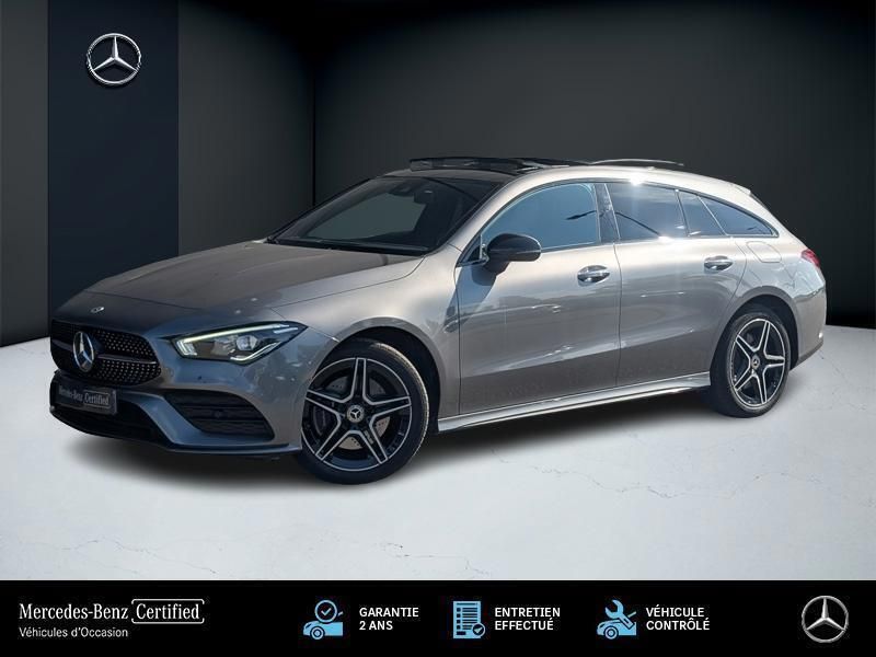 Gris Utilisé 2021 Mercedes CLA250 Shooting Brake Break | 33 988 € (Prix juste) - Image 1/3