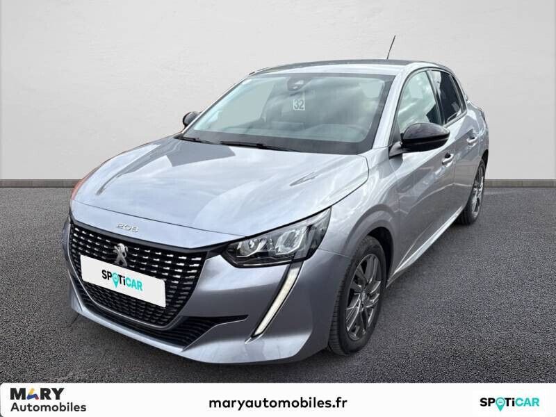 Gris Utilisé 2022 Peugeot 208 Style Citadine | 13 990 € (Prix juste) - Image 1/4