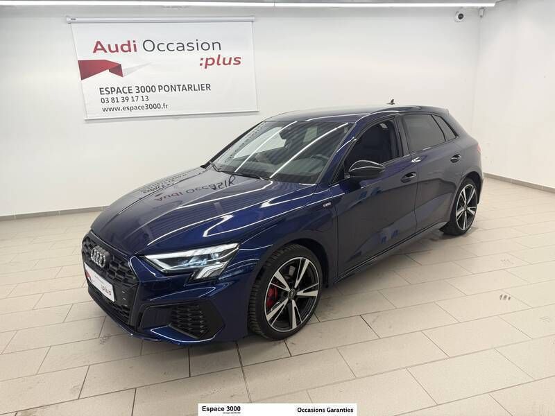 Bleu Utilisé 2022 Audi A3 Sportback Berline | 29 990 € (Prix assez cher) - Image 1/3