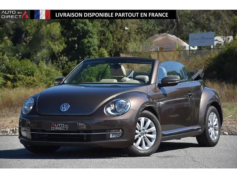 Brun Utilisé 2015 VW Beetle Sport Cabriolet | 20 990 € (Prix juste) - Image 1/4