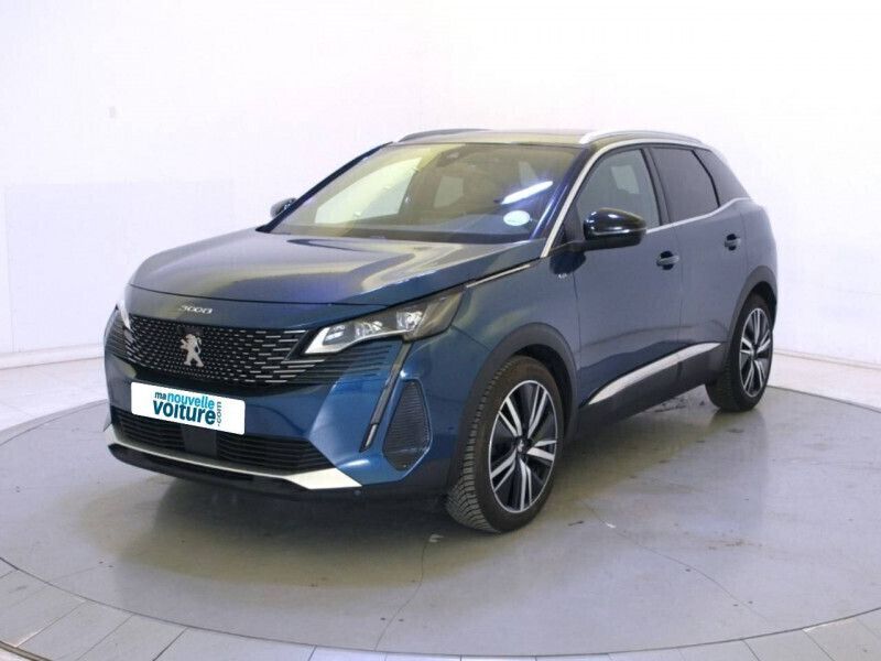 Bleu Utilisé 2021 Peugeot 3008 GT SUV | 21 490 € (Prix cher) - Image 1/4
