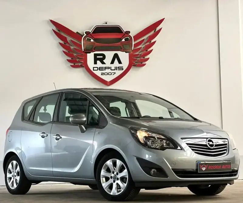 Gris Utilisé 2012 Opel Meriva Monospace | 7 999 € (Bon prix) - Image 1/4