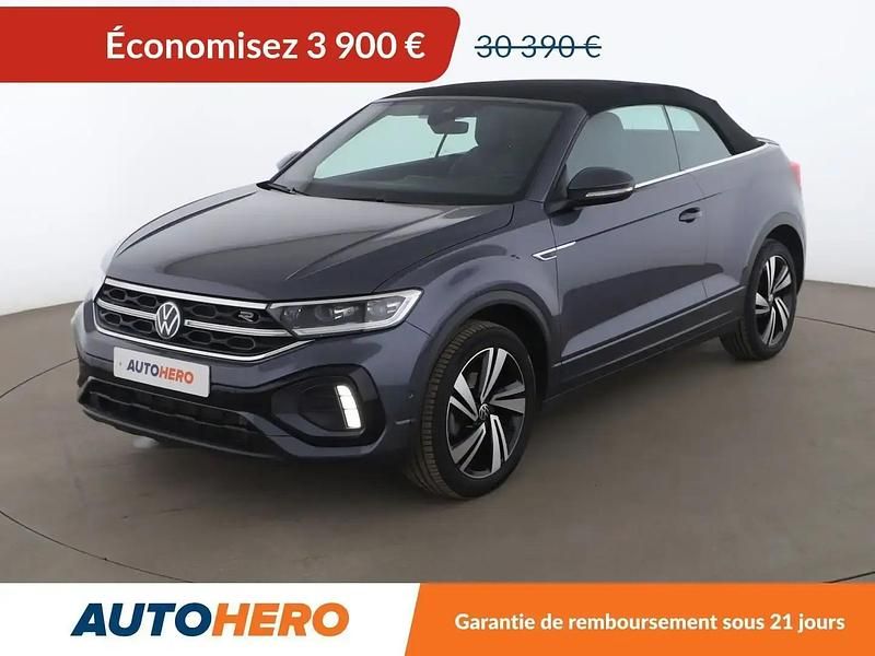 Gris Utilisé 2023 VW T-Roc Cabriolet R-line Cabriolet | 26 490 € (Prix juste) - Image 1/2