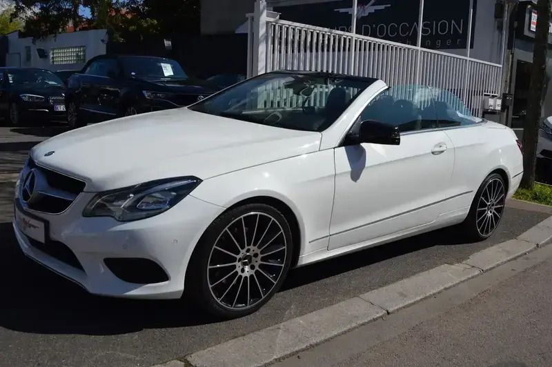 Blanc Utilisé 2014 Mercedes E250 Sportline Cabriolet | 26 990 € - Image 1/4