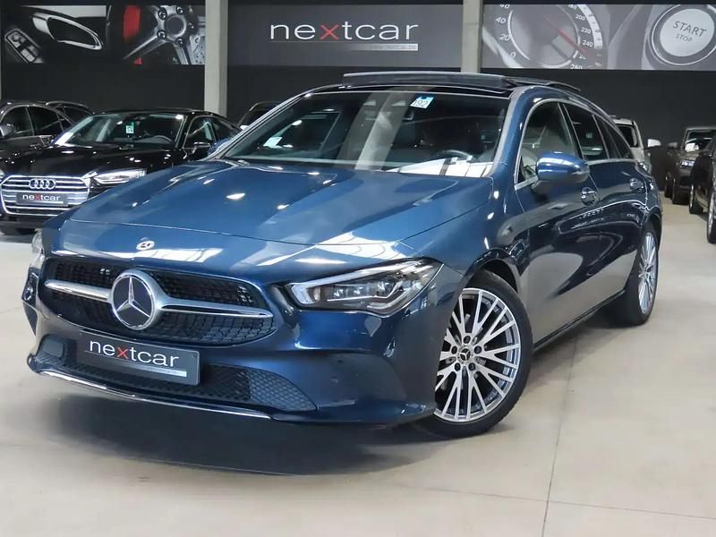 Bleu Utilisé 2021 Mercedes CLA200 Shooting Brake Luxury Break | 27 490 € (Prix juste) - Image 1/4