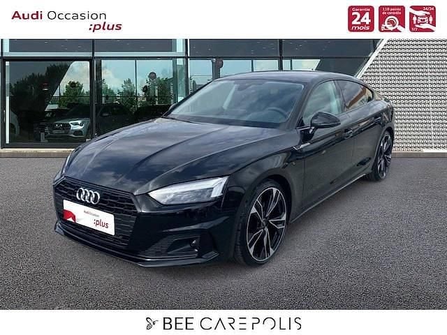 Noir mythic métallisé Occasion 2025 Audi A5 Sportback Business Citadine | 48 690 € (Prix cher) - Image 1/4