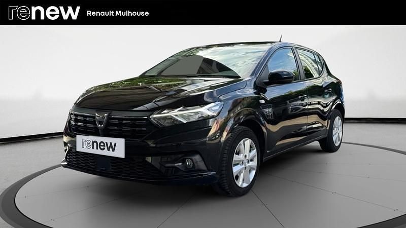 Noir Utilisé 2022 Dacia Sandero Comfort Citadine | 12 999 € (Prix juste) - Image 1/4