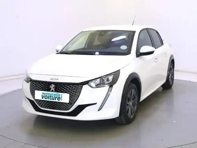 Blanc Utilisé 2021 Peugeot e-208 Citadine | 14 490 € (Bon prix) - Image 1/4