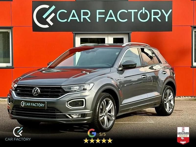 Gris Utilisé 2021 VW T-Roc R-line SUV | 26 980 € (Prix juste) - Image 1/4