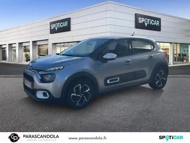 Gris acier (m) noir onyx Utilisé 2022 Citroën C3 PureTech Berline | 14 990 € - Image 1/4