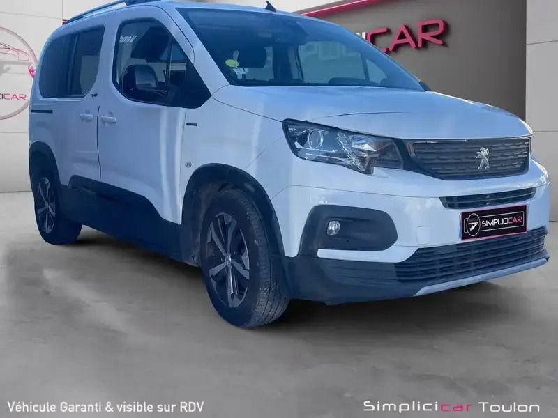 Blanc Utilisé 2018 Peugeot Rifter GT-line Monospace | 16 480 € (Bon prix) - Image 1/4