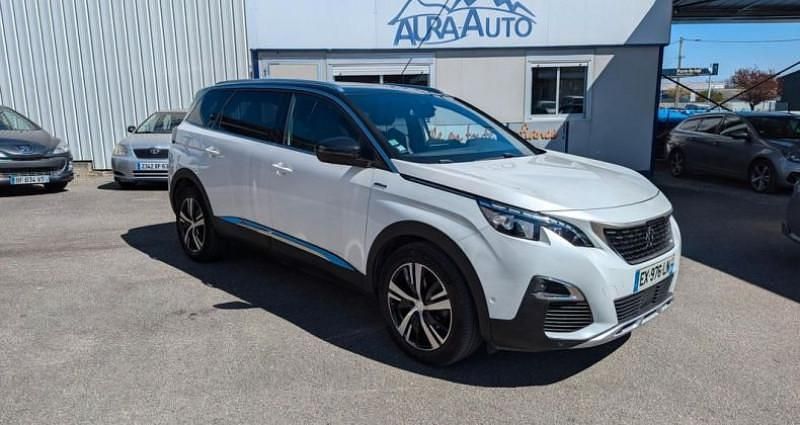 Blanc Utilisé 2018 Peugeot 5008 GT-line Monospace | 23 750 € - Image 1/4
