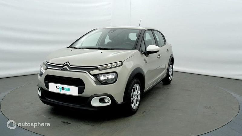 Jaune Occasion 2022 Citroën C3 PureTech Citadine | 10 187 € (Prix juste) - Image 1/4
