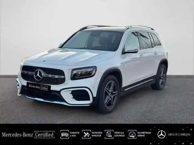 Blanc polaire Occasion 2025 Mercedes GLB200 AMG line SUV | 49 890 € (Prix juste) - Image 1/4