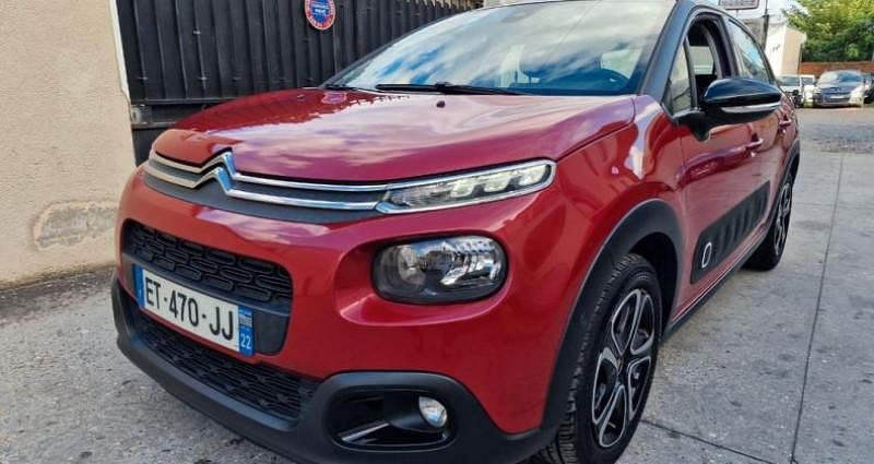 Rouge Utilisé 2018 Citroën C3 Feel Citadine | 9 450 € (Prix juste) - Image 1/4