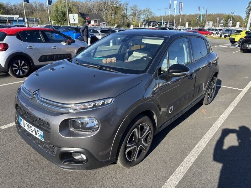 Gris Utilisé 2020 Citroën C3 PureTech Citadine | 11 490 € (Prix juste) - Image 1/4