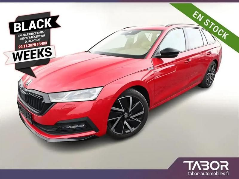 Rouge Utilisé 2022 Skoda Octavia Break | 29 788 € (Prix assez cher) - Image 1/4