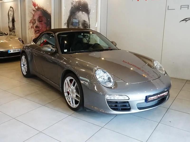 Gris Occasion 2009 Porsche 911 Carrera Cabriolet Cabriolet | 58 000 € - Image 1/4