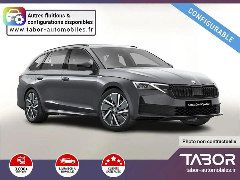 Bleu Nouvelle 2024 Skoda Octavia Break | 36 453 € (Prix assez cher) - Image 1/4