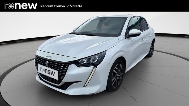 Bleu Utilisé 2021 Peugeot 208 Allure Citadine | 13 290 € (Prix juste) - Image 1/4