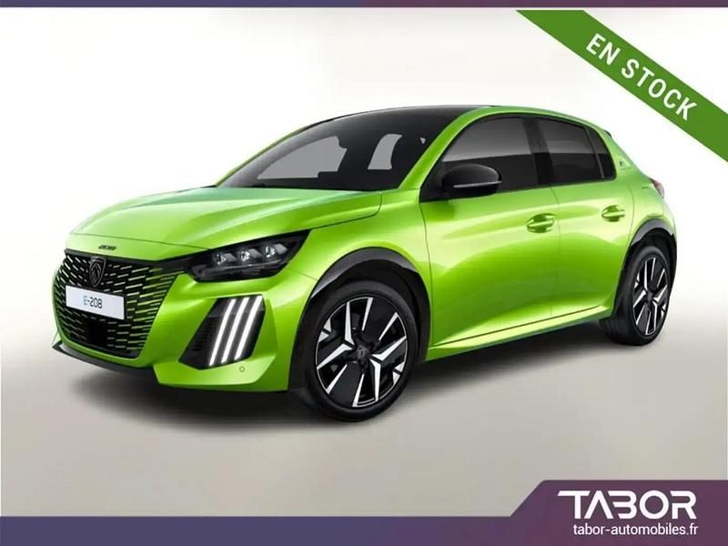 Jaune Nouvelle 2025 Peugeot e-208 GT Citadine | 29 736 € - Image 1/4