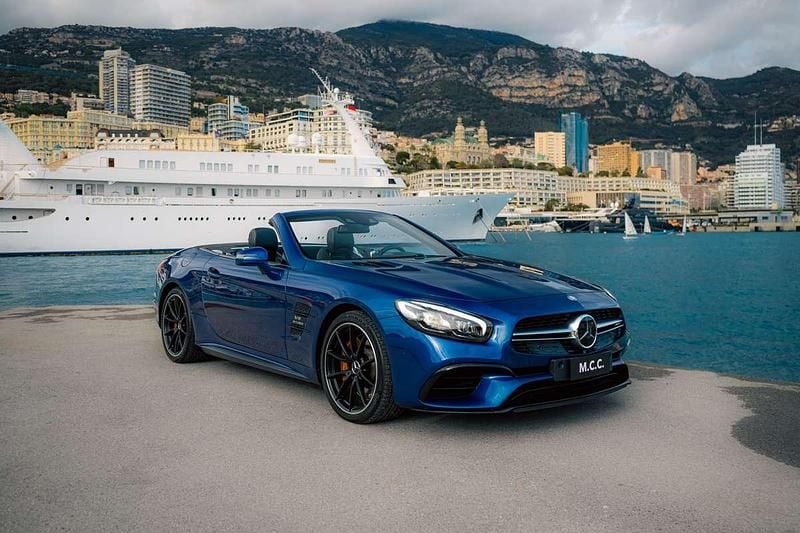 Occasion Mercedes SL63 AMG AMG 585 ch (430 kW) 2015 Bleu Cabriolet