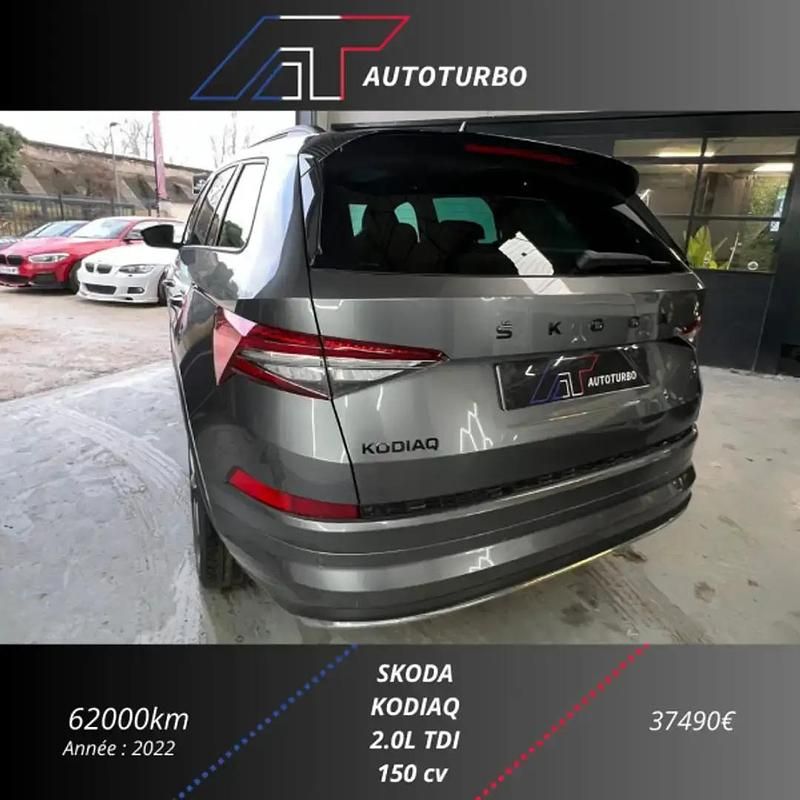 Occasion Skoda Kodiaq SportLine 152 ch (111 kW) 2022 Gris SUV