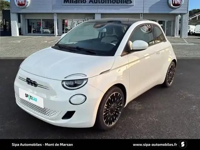 Blanc Utilisé 2022 Fiat 500e Berline | 14 590 € (Super prix) - Image 1/4