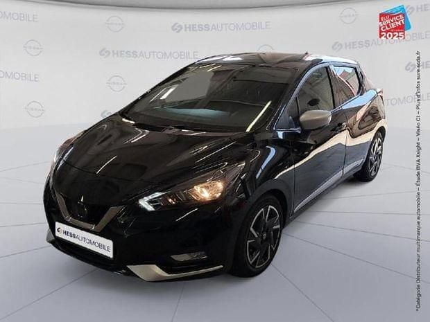 Noir Utilisé 2022 Nissan Micra Citadine | 12 999 € (Prix juste) - Image 1/4