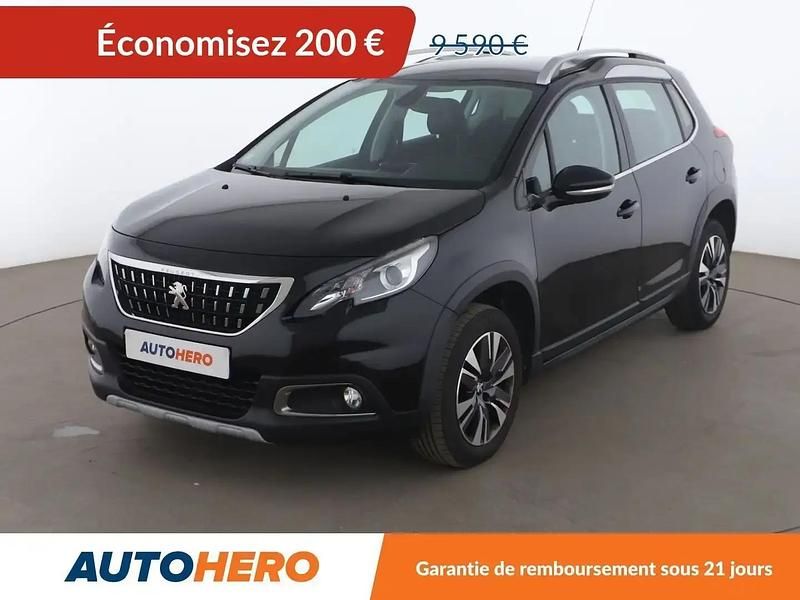 Noir Utilisé 2017 Peugeot 2008 Allure SUV | 9 390 € (Prix juste) - Image 1/2