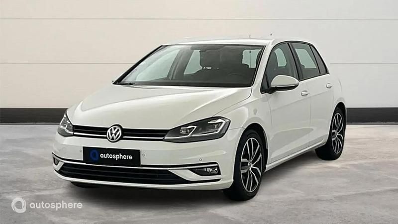 Blanc Occasion 2018 VW Golf Berline | 18 989 € (Prix juste) - Image 1/4