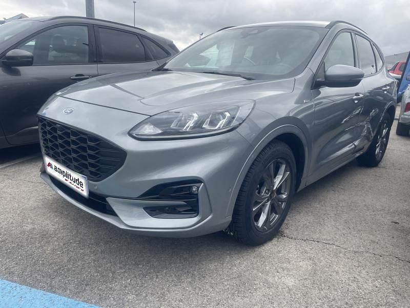 Gris solar mã©tallisã©e Utilisé 2022 Ford Kuga ST-Line SUV | 19 999 € (Bon prix) - Image 1/4