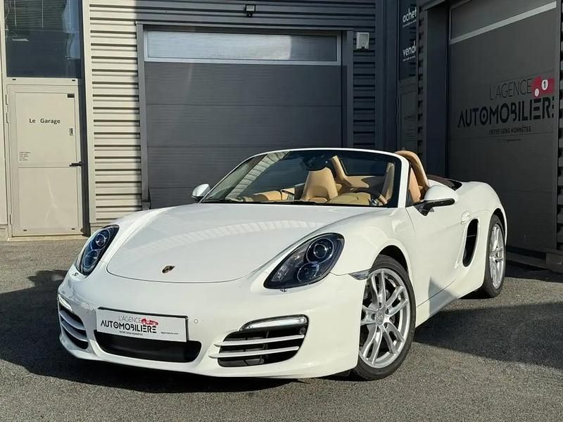 Blanc Occasion 2014 Porsche Boxster Cabriolet | 48 990 € (Prix juste) - Image 1/4